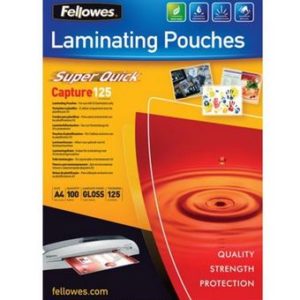 Fellowes CF100 SUPER QUICK POUCHES A4 125MY