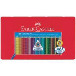 Faber Castell CF36ASTUCCIO METALLO COLOUR GRIP