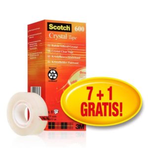 Scotch CF7+1NASTRO TR CRYSTAL60019MMX33M