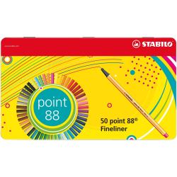 Stabilo CF50 FINELINER POINT 88  COL ASS