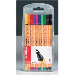 Stabilo CF10 FINELINER POINT 88  COL ASS