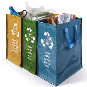 Perfetto SET 3 PZ CONTENITORE  RICICLA BAG