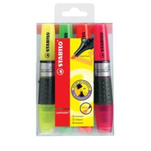Stabilo AST 4 COLORI STABILO LUMINATOR ASS.